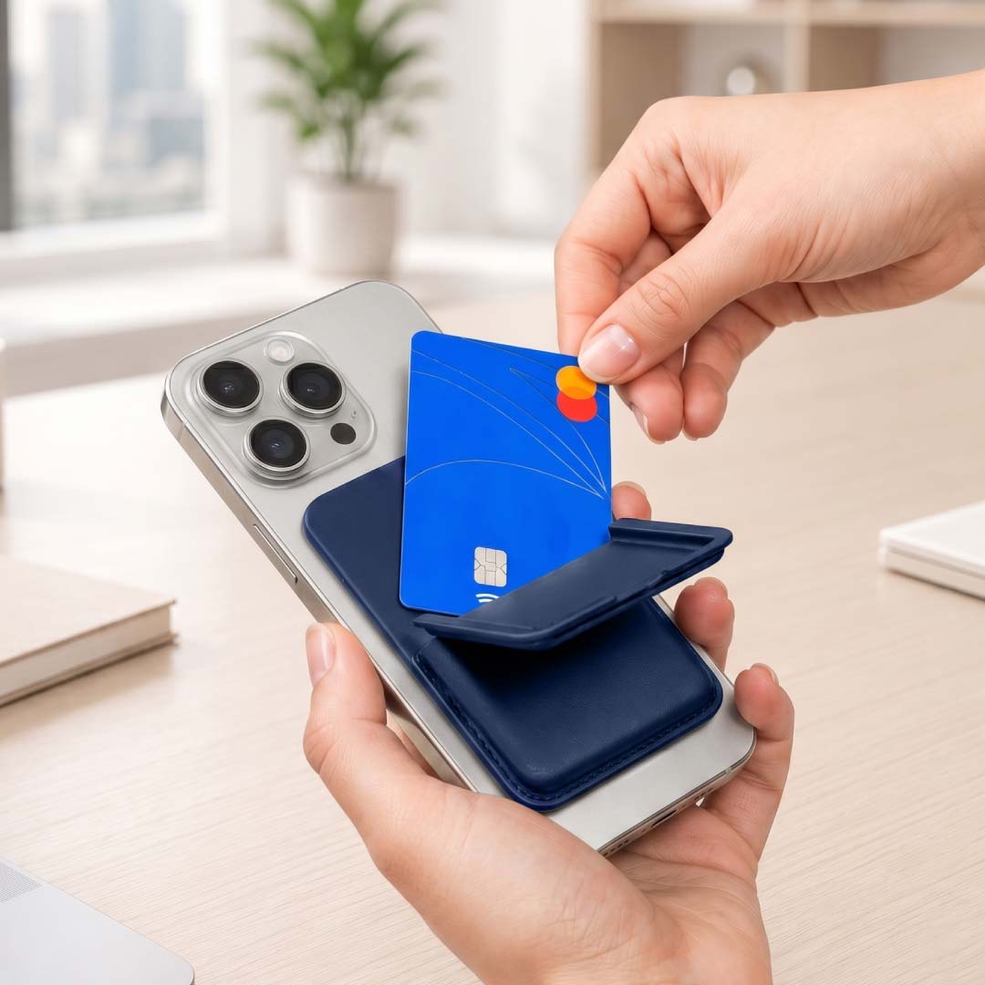 NAPIER - MagCase Phone Cardholder - Navy Blue 8