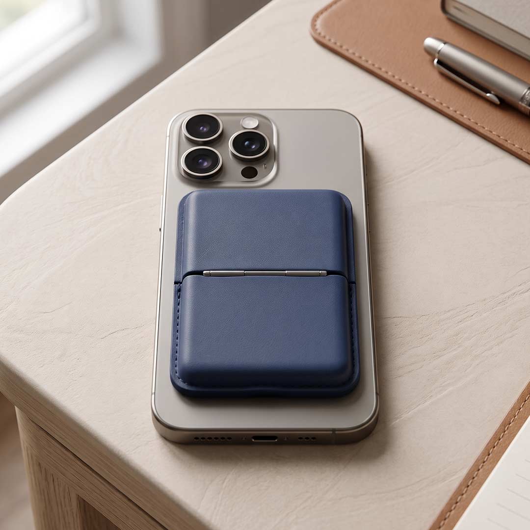 NAPIER - MagCase Phone Cardholder - Navy Blue 7