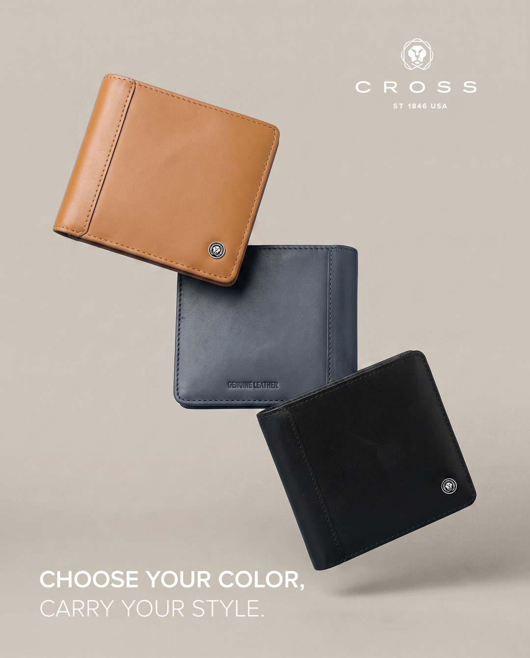 CROSS Leather Clip Wallet - Black 5