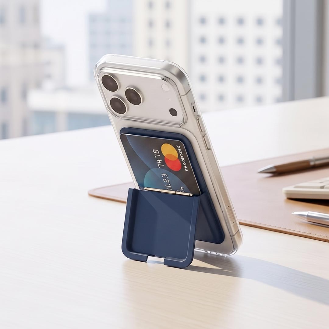 NAPIER - MagCase Phone Cardholder - Navy Blue 6