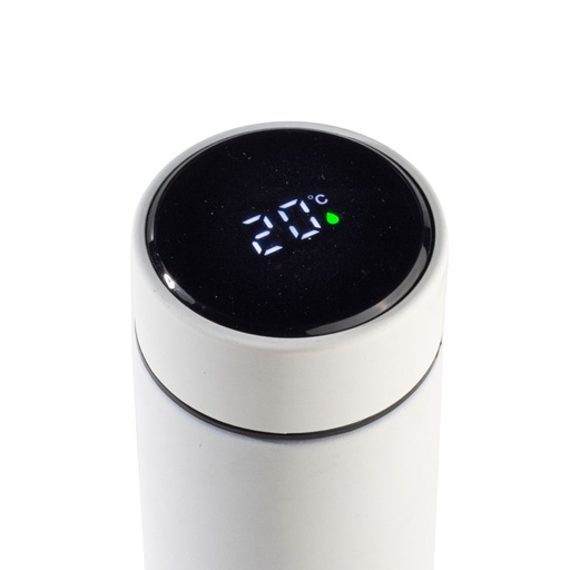 WAHA - Giftology Thermal Flask with LED Temperature Display  500ml - White