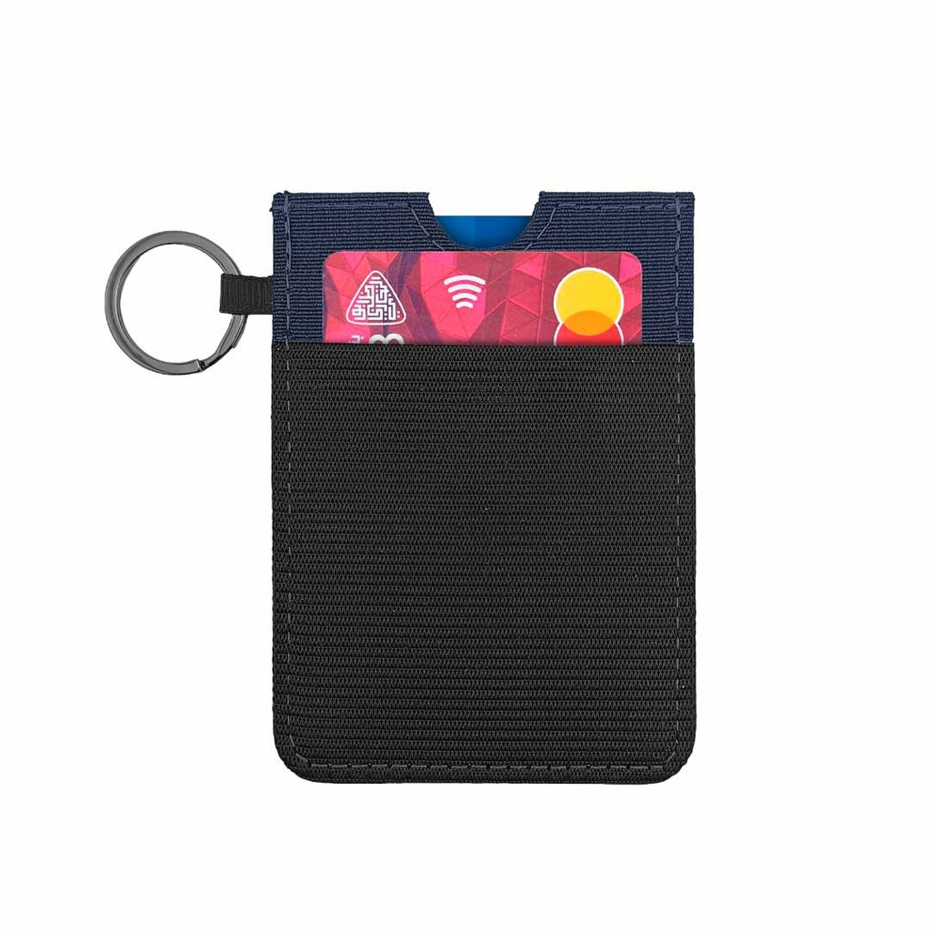 LUGANO - Card Holder - Navy Blue