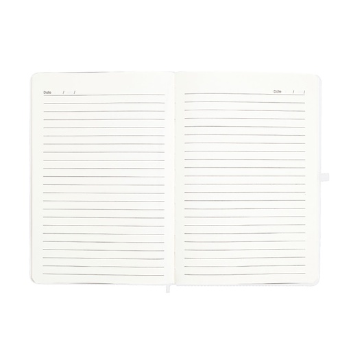 RIPPLE - Giftology A5 Hard Cover Notebook - White