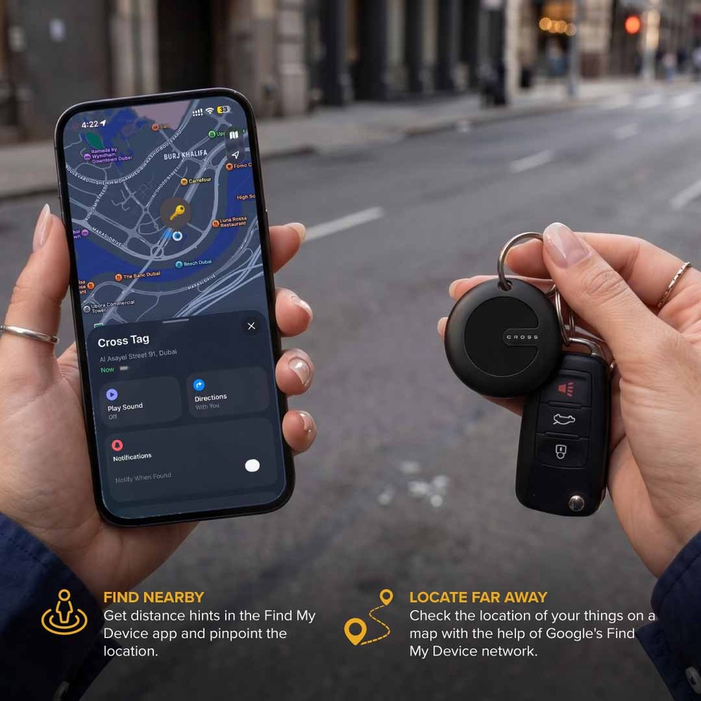 CROSS® Dual Find My Tag - Black