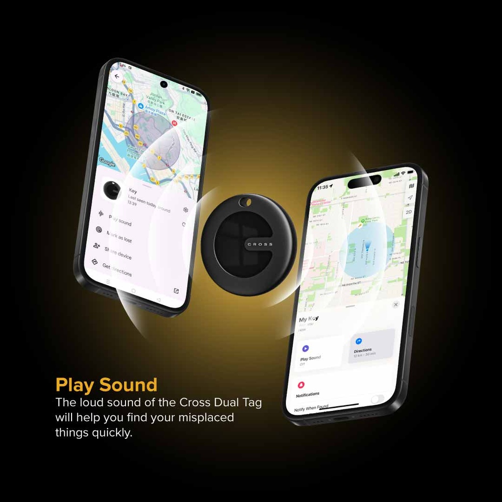 CROSS® Dual Find My Tag - Black