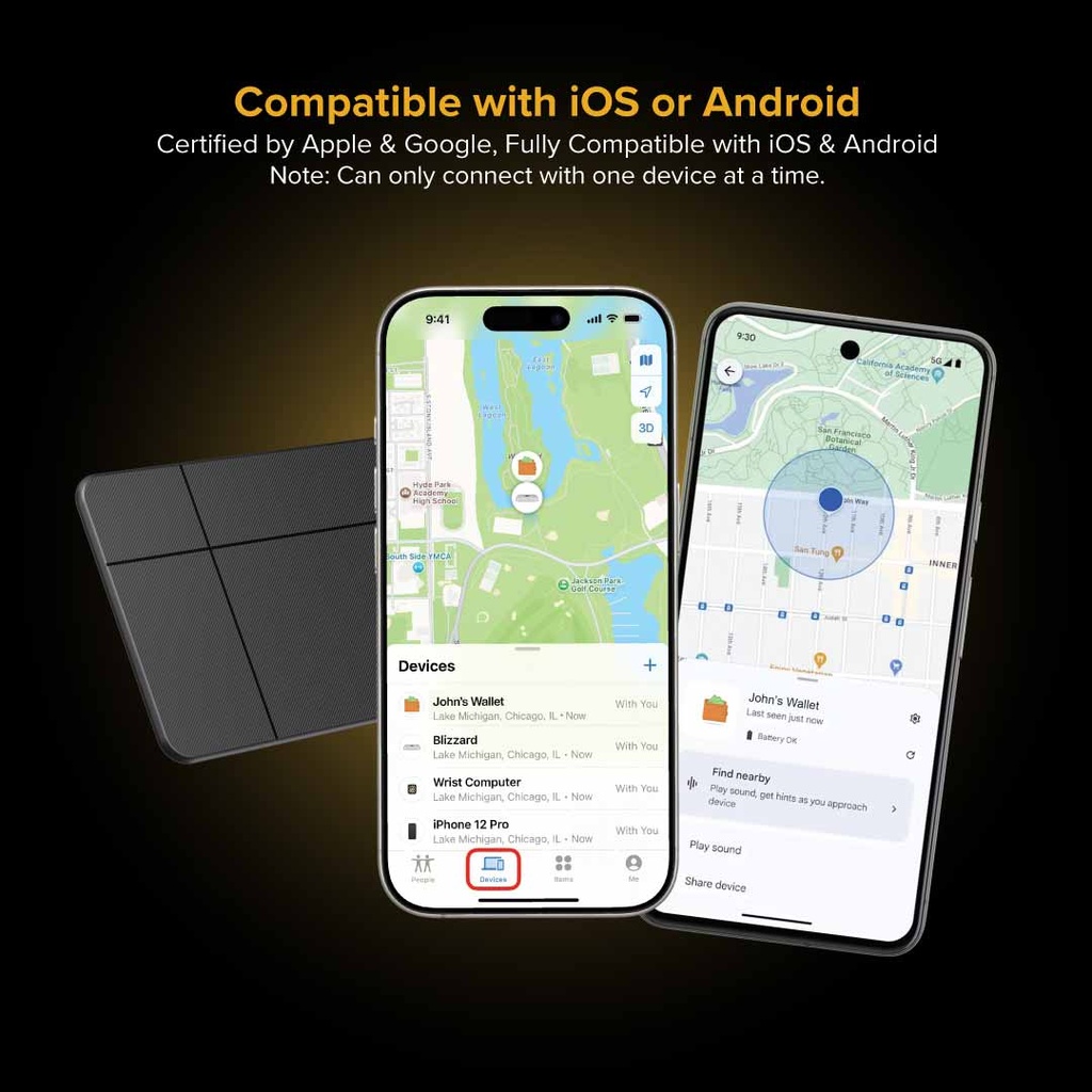 CROSS® Dual Find My Card Tag - Black