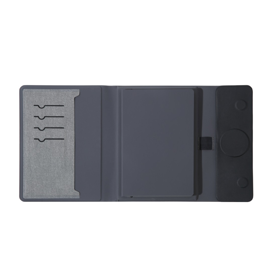 BERGMUND - Santhome 10000mAh Magnetic 15W Magsafe Wireless Power Bank Folder - Grey 3