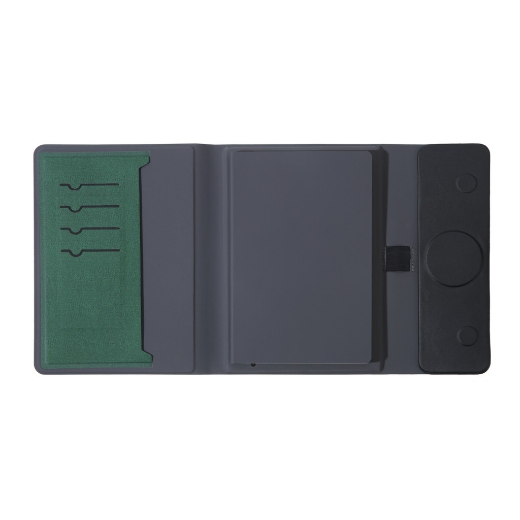 BERGMUND - Santhome 10000mAh Magnetic 15W Magsafe Wireless Power Bank Folder - Green