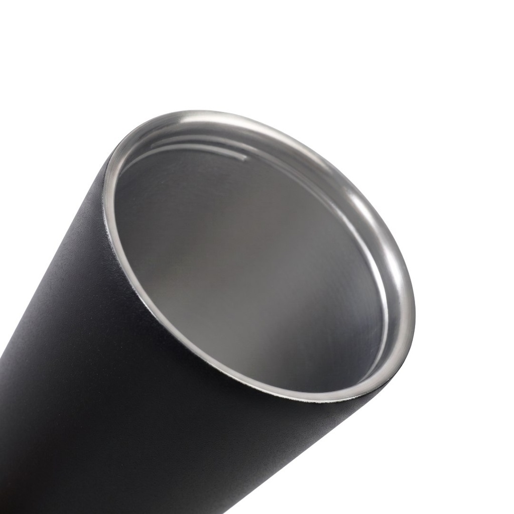 MARBELLA - Hans Larsen Double Wall Tumbler with Sip Lid 600 ml - Black