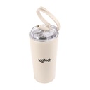 MARBELLA - Hans Larsen Double Wall Tumbler with Lid 600 ml - Sand