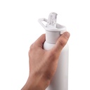 TOLEDO - Hans Larsen Double Wall Bottle with Straw  600 ml - White