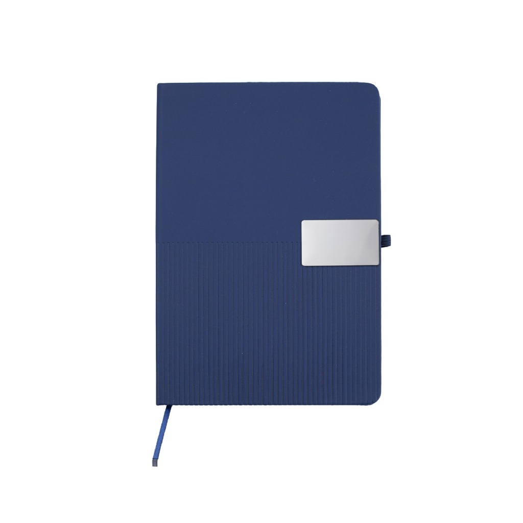 ORION SET - Giftology Set of Temperature Flask, Notebook, Pen and Keychain - Navy Blue