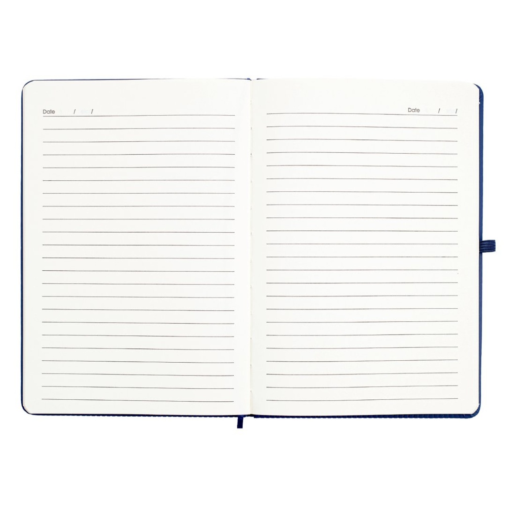 RIPPLE SET - Giftology Set of Notebook and Pen - Navy Blue