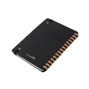 CORDOBA - eco-neutral Soft Spiral Notebook - Black