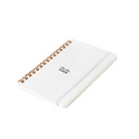CORDOBA - eco-neutral Soft Spiral Notebook - Ivory