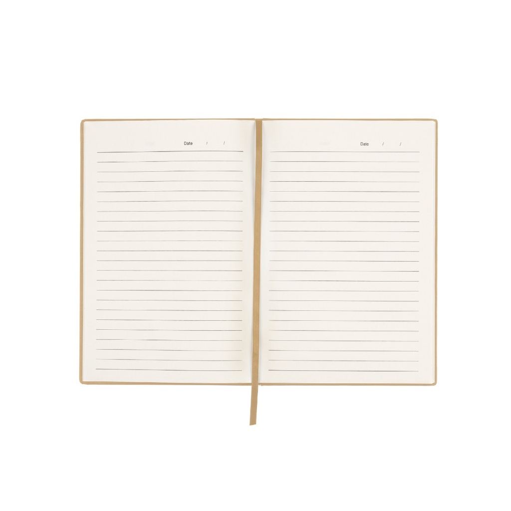 ROVENA - Giftology A5 PU Soft Cover Notebook - Sand