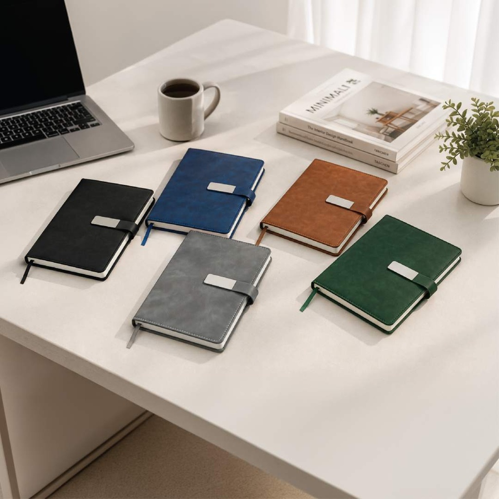 WINDSOR - Giftology A5 PU Notebook - Black 