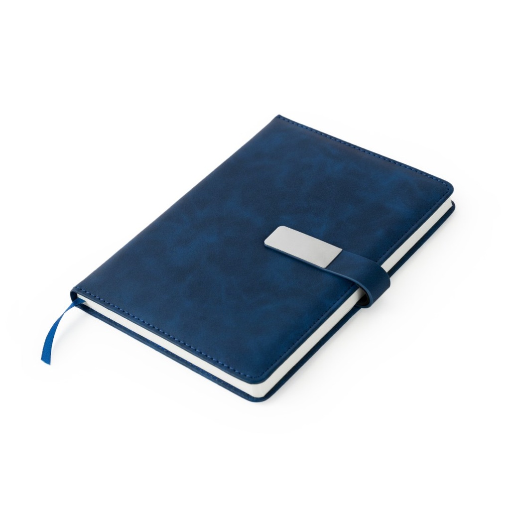 WINDSOR - Giftology A5 PU Magnet Closure Notebook - Blue