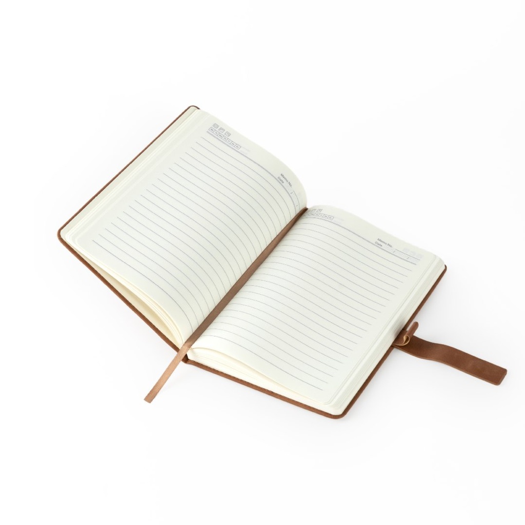WINDSOR - Giftology A5 PU Magnet Closure Notebook - Tan