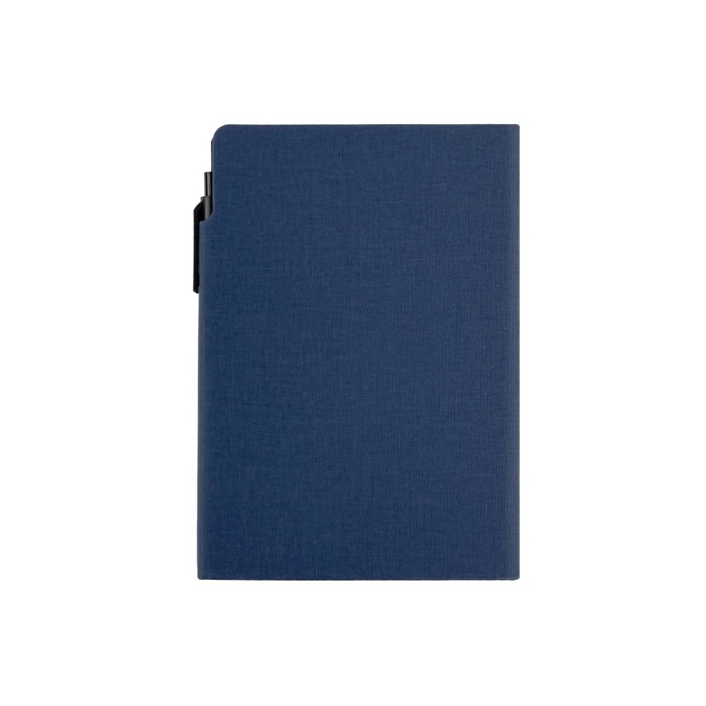 CARLO - Giftology Notepad with Pen and Sticky Note - Navy Blue