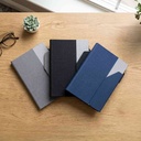 CARLO - Giftology Notepad with Pen and Sticky Note - Grey