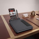 LUBECK - Santhome A5 PU notebook with Pen- Black 