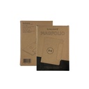 MagFolio - Santhome A5 PU notebook with 15W MagSafe Wireless Charger- Black 