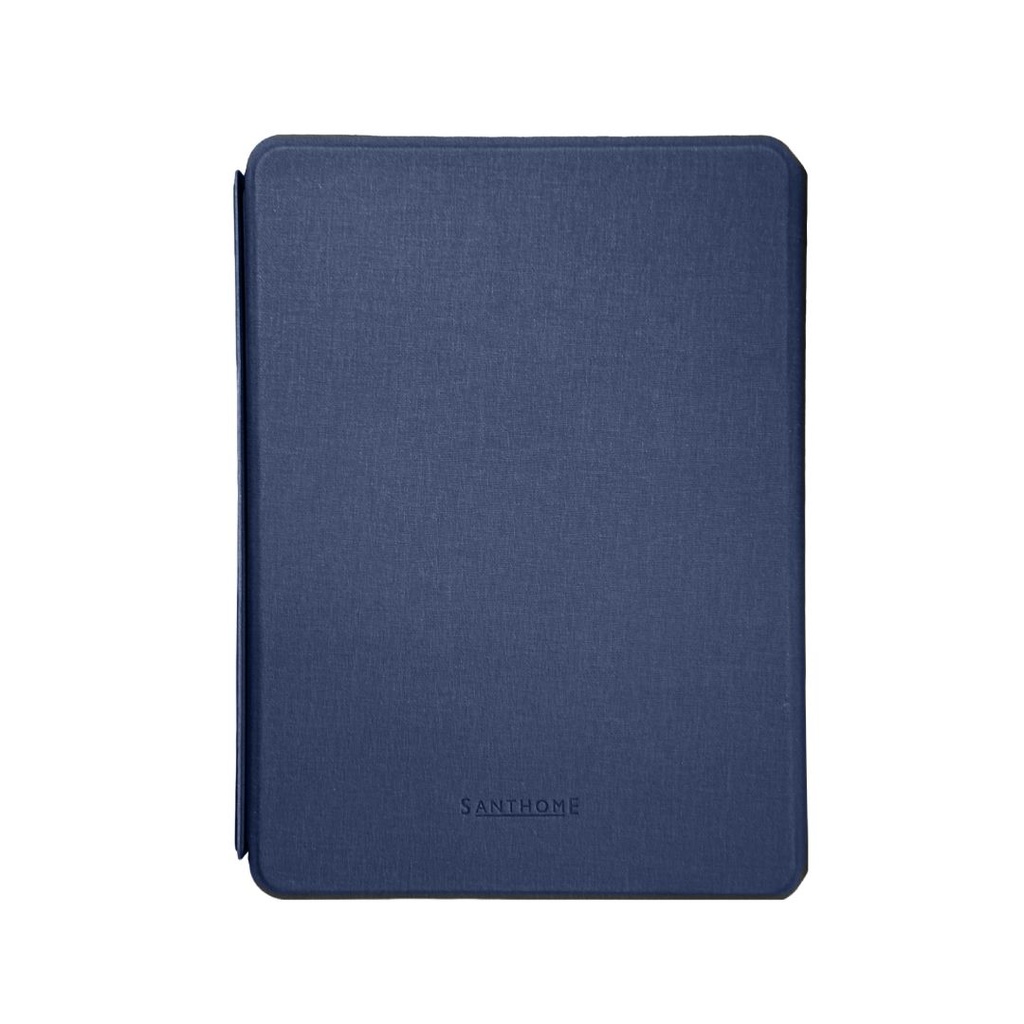 SOLAIS - Santhome Recycled 10000 mAh Power Bank with 15W Magsafe Smart A5 Organizer - Navy Blue 
