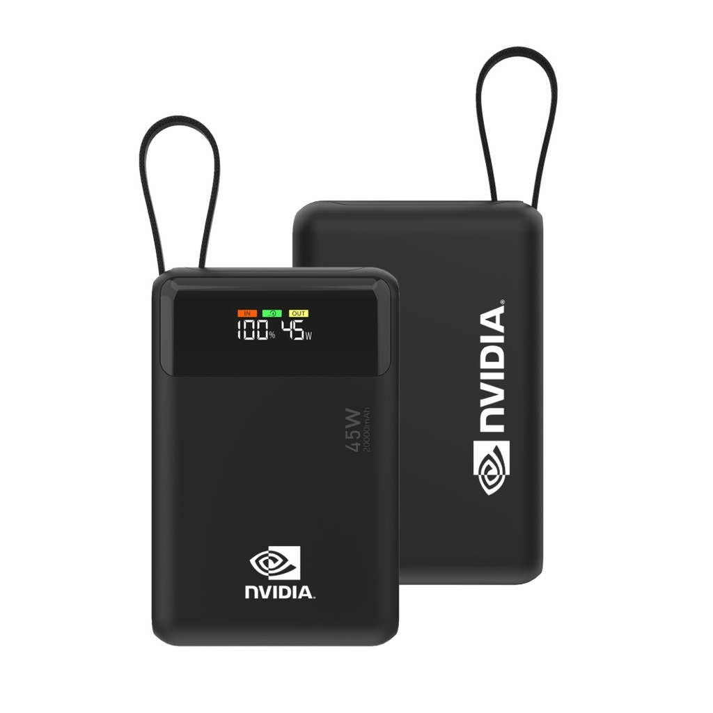 ZENO - @memorii 20000mAh PD 45W Powerbank for Laptop and Mobile - Black