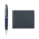 Cross Click™  Ballpoint Pen with Wallet Gift Set - Blue