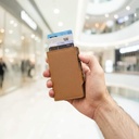 CROSS RFID Card Holder Wallet - Mocha