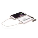 DUBBO - XD 2500 mAh Powerbank With 8GB USB - White