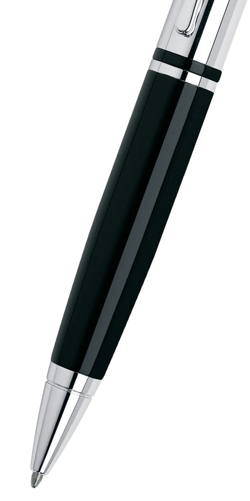 Cross Calais™ Ballpoint Pen with Leather Cardholder - Black