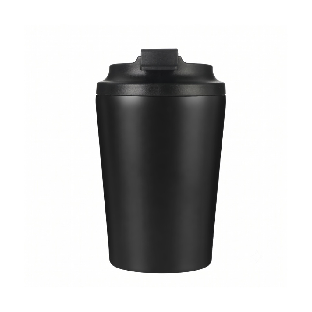 MILOS - Hans Larsen Double Wall Coffee Mug 350 ml - Black