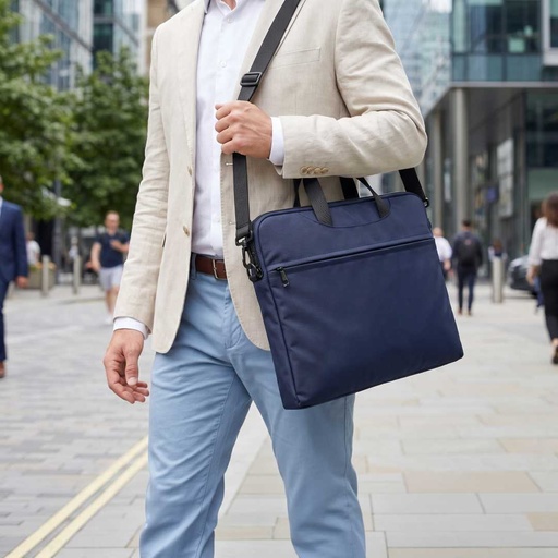 EDMONTON - Giftology 15" Laptop Bag - Navy Blue