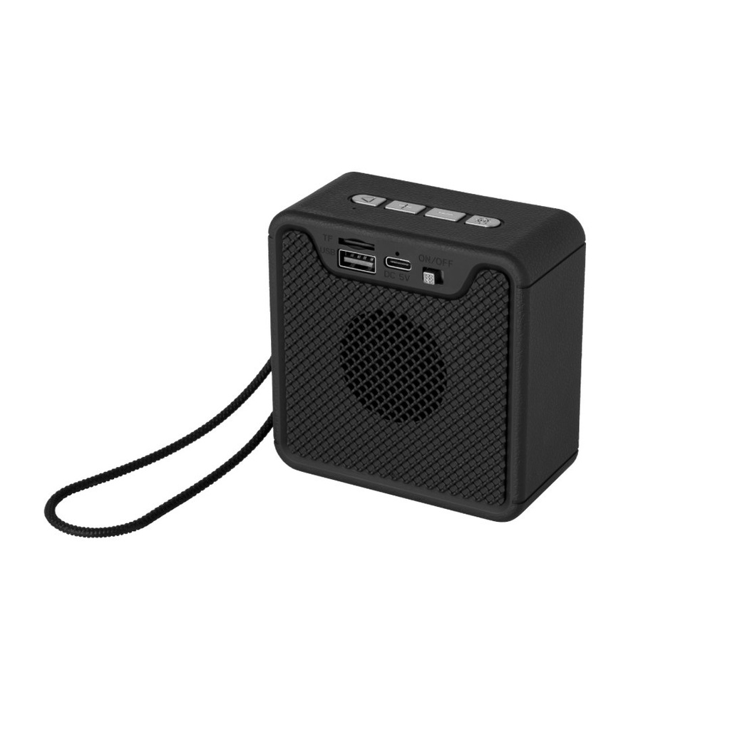 FELIX - @memorii Portable Wireless Speaker - Black / Silver