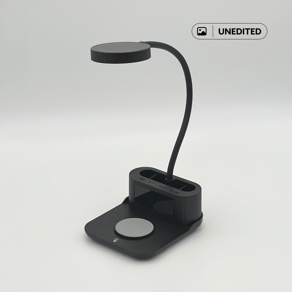 VELTRIX - Giftology 6-in-1 Multifunctional Desk Lamp - Black