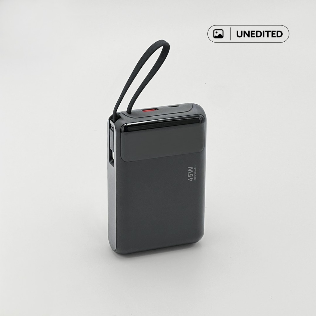 ZENO - @memorii 20000mAh PD 45W Powerbank for Laptop / Mobile - Black