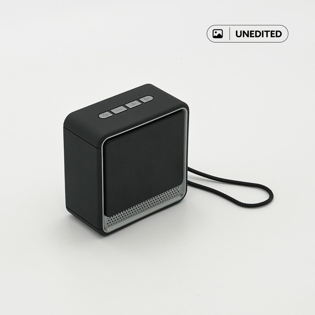 FELIX - @memorii Portable Wireless Speaker - Black / Silver