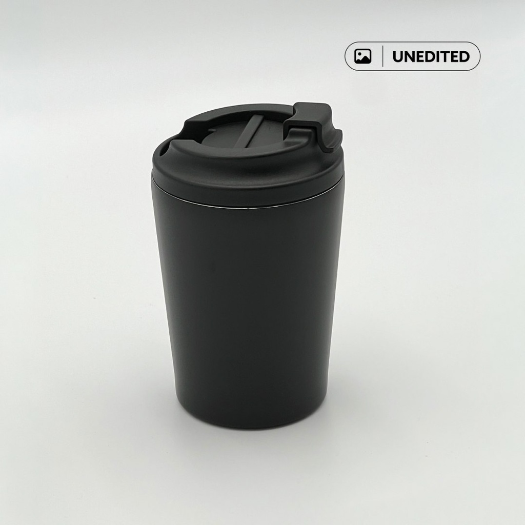 MILOS - Hans Larsen Double Wall Coffee Mug 350 ml - Black