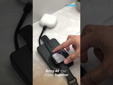 SOLARO - @memorii 10000 mAh All-in-One Wireless Powerbank - Black