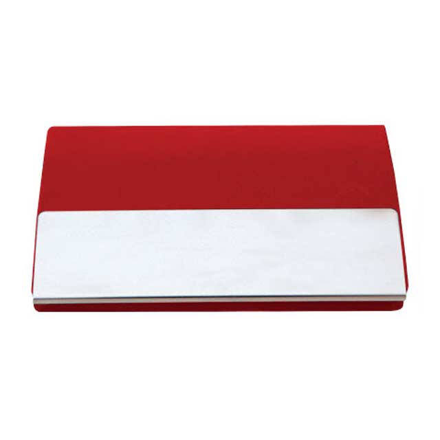 Giftology Pocket Cardholder & Desk Stand – Red
