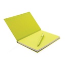 XD A5 Hard Cover Notebook With Pen - Lime