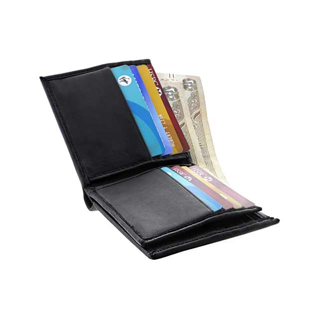 Giftology Genuine Leather Wallet And Card Holder Set