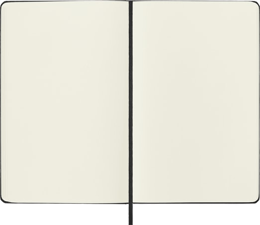 Moleskine Large Notebook - Hard Cover - Plain - Black