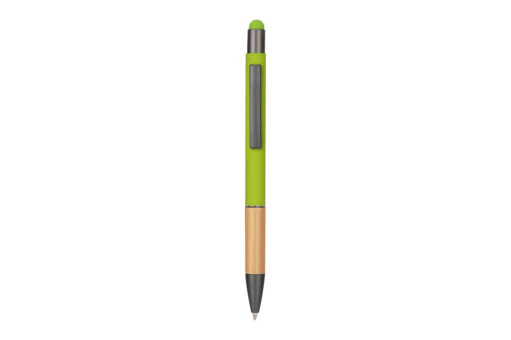 AYTOS - Metal Stylus Pen with Bamboo Grip - Green