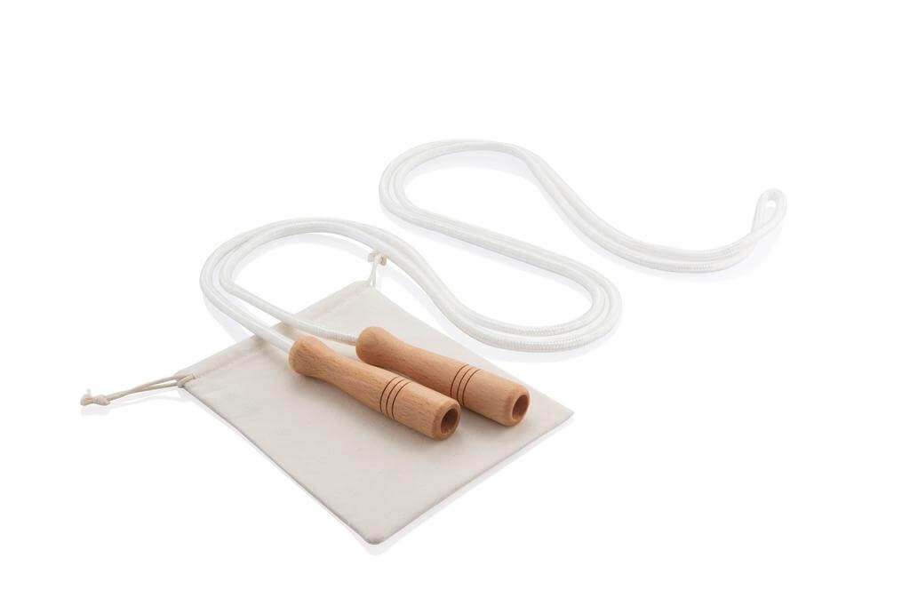 XANTHI - Cotton Jumping Rope in a Cotton Pouch