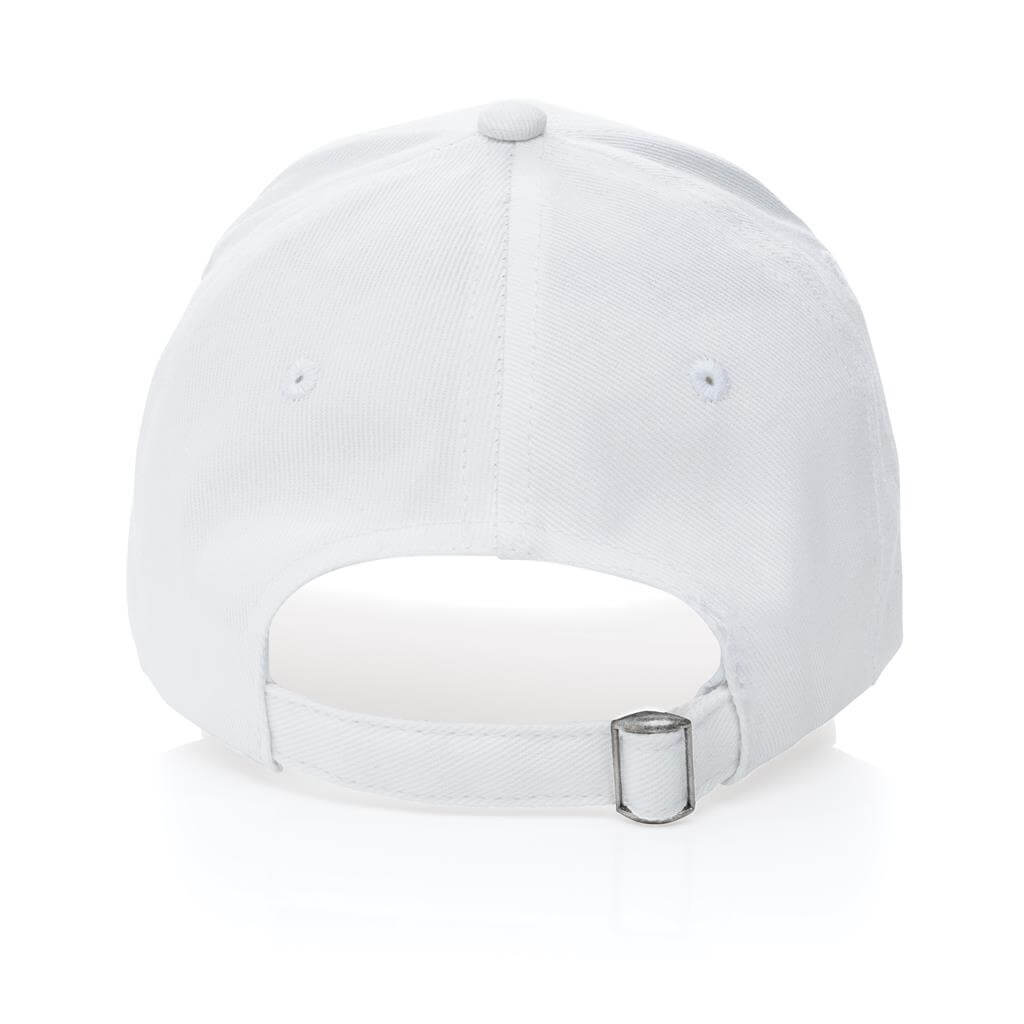 Impact AWARE™ 6 Panel 280gr Recycled Cotton Cap – White