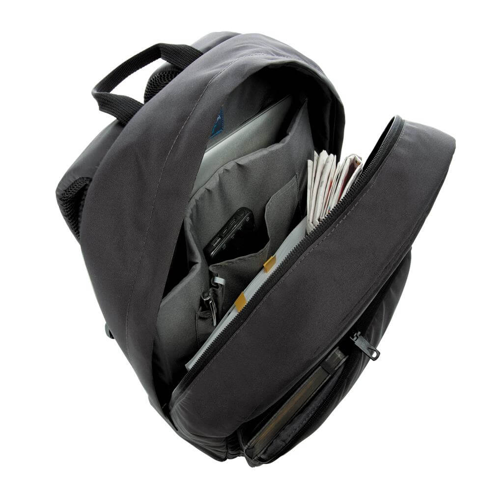 Impact AWARE™ RPET Basic 15.6" Laptop Backpack - Black