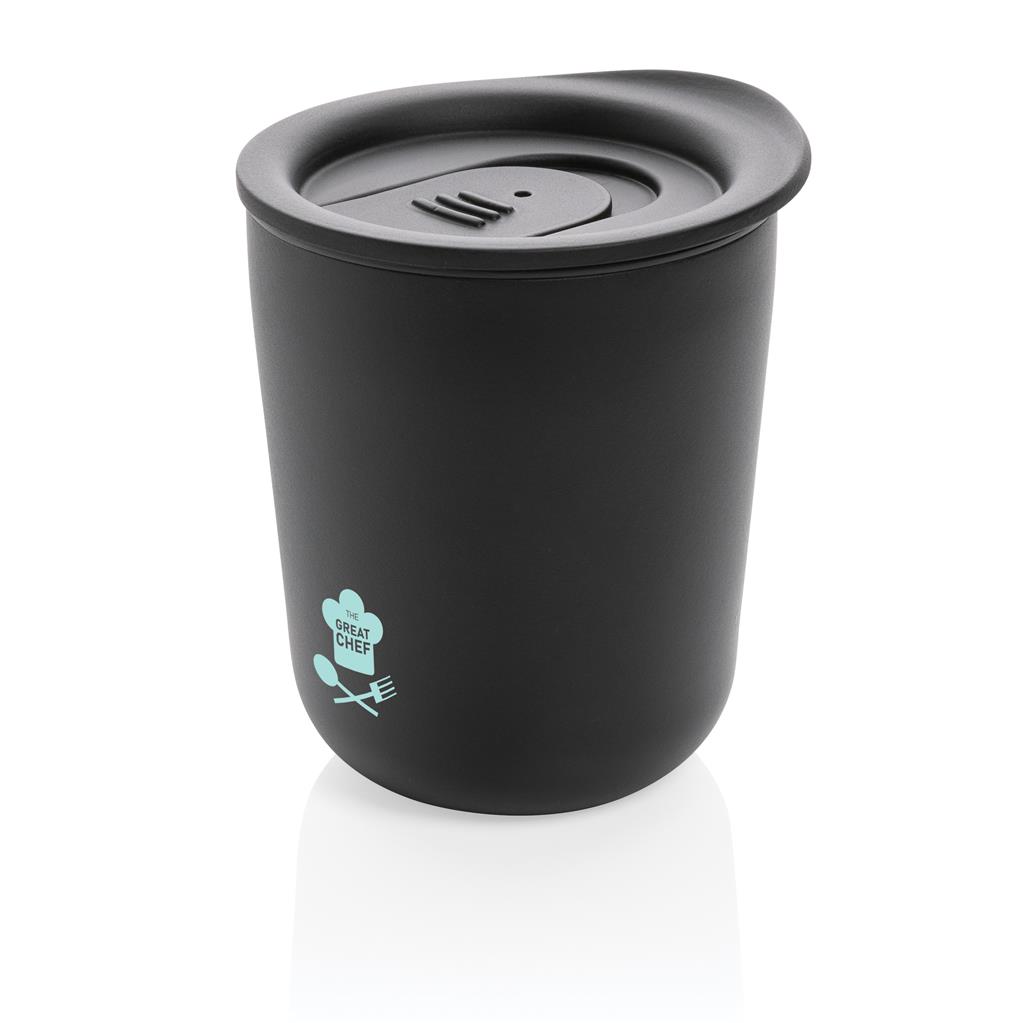 CELLE - Classic Coffee Tumbler - Black (anti-microbial)